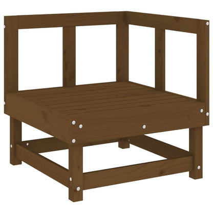 Vidaxl Juego Muebles De Jardín 6 Piezas Madera Maciza Pino Marrón Miel_5