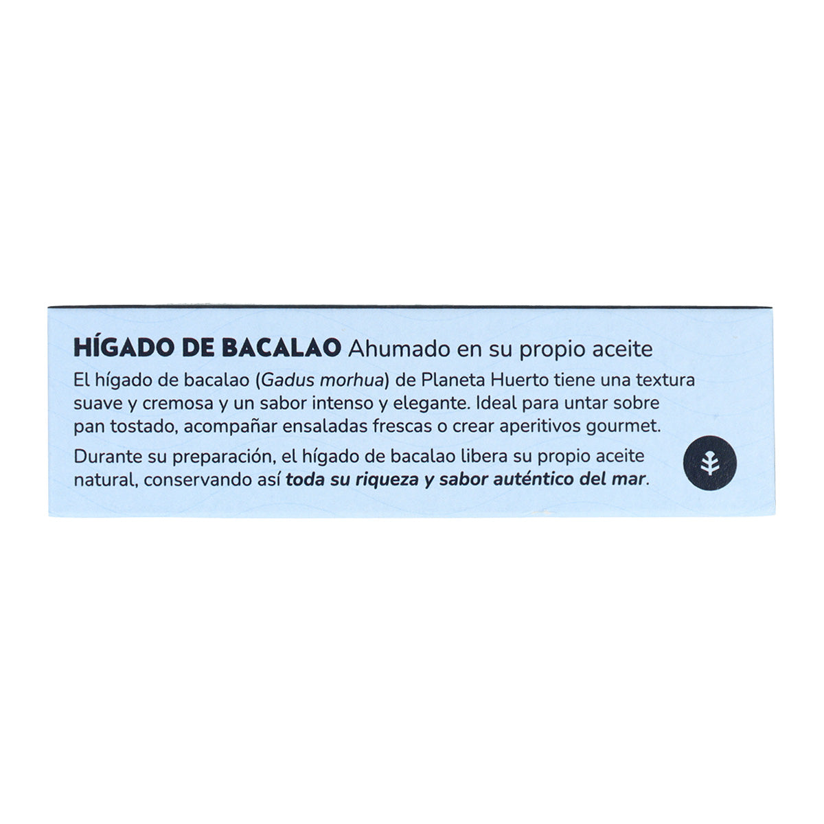 Pack 12x Hígado de bacalao en su propio aceite Planeta Huerto 120 g