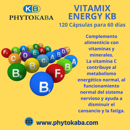 Vitamix Energy Kb 60 Cápsulas Vitaminas Y Minerales_1