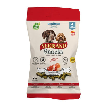 Snacks de Presunto Serrano para Cães 100g Mediterrâneo