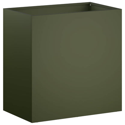 Macetero De Jardín 2 Uds. Verde Oliva 50 X 30 X 40 Cm_2