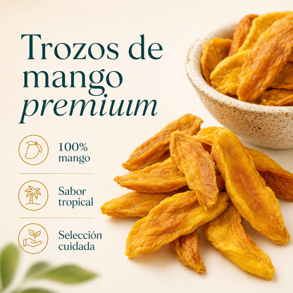 Bocados De Mango Tropical Ecológico Bio - Envasados Al Vacío - 700g | Fruta Deshidratada Ecológica_4