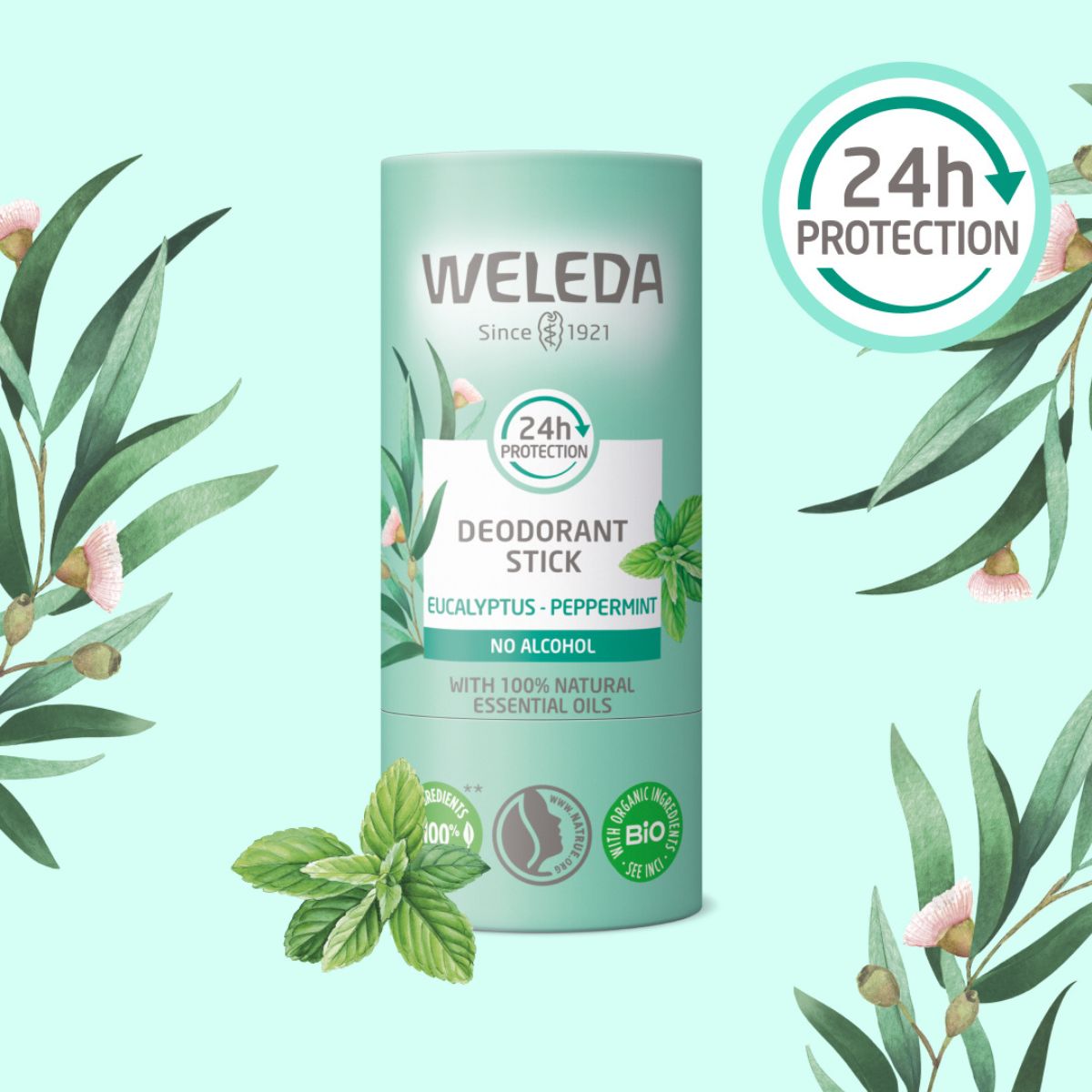Desodorizante em stick WELEDA Eucalipto 50 g
