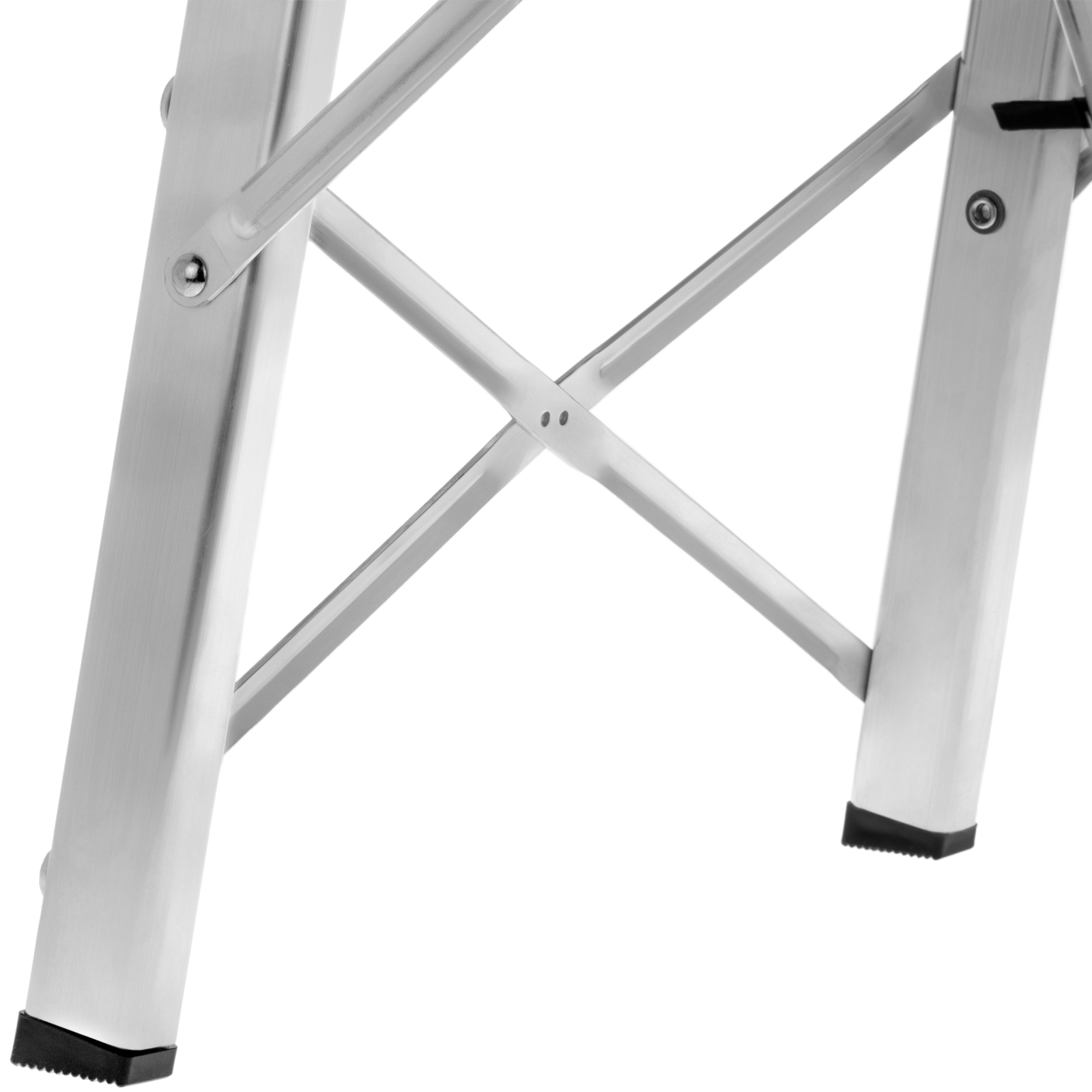 Taburete Ligero De Aluminio Plegable De 2 Peldaños Con Relieve Antideslizante_4