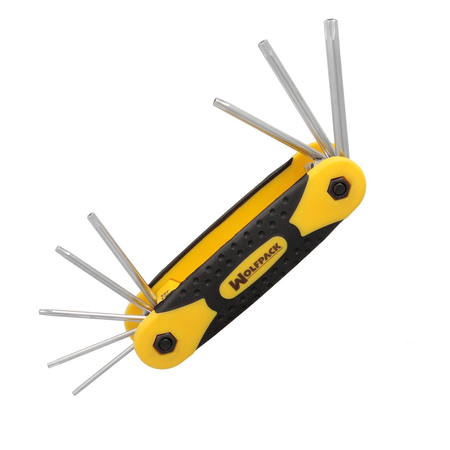 Juego Llaves Torx Plegable  8 Piezas Inviolable, Llave Torx Hexagonal, Llave Estrella, Llave Allen Estrella_1