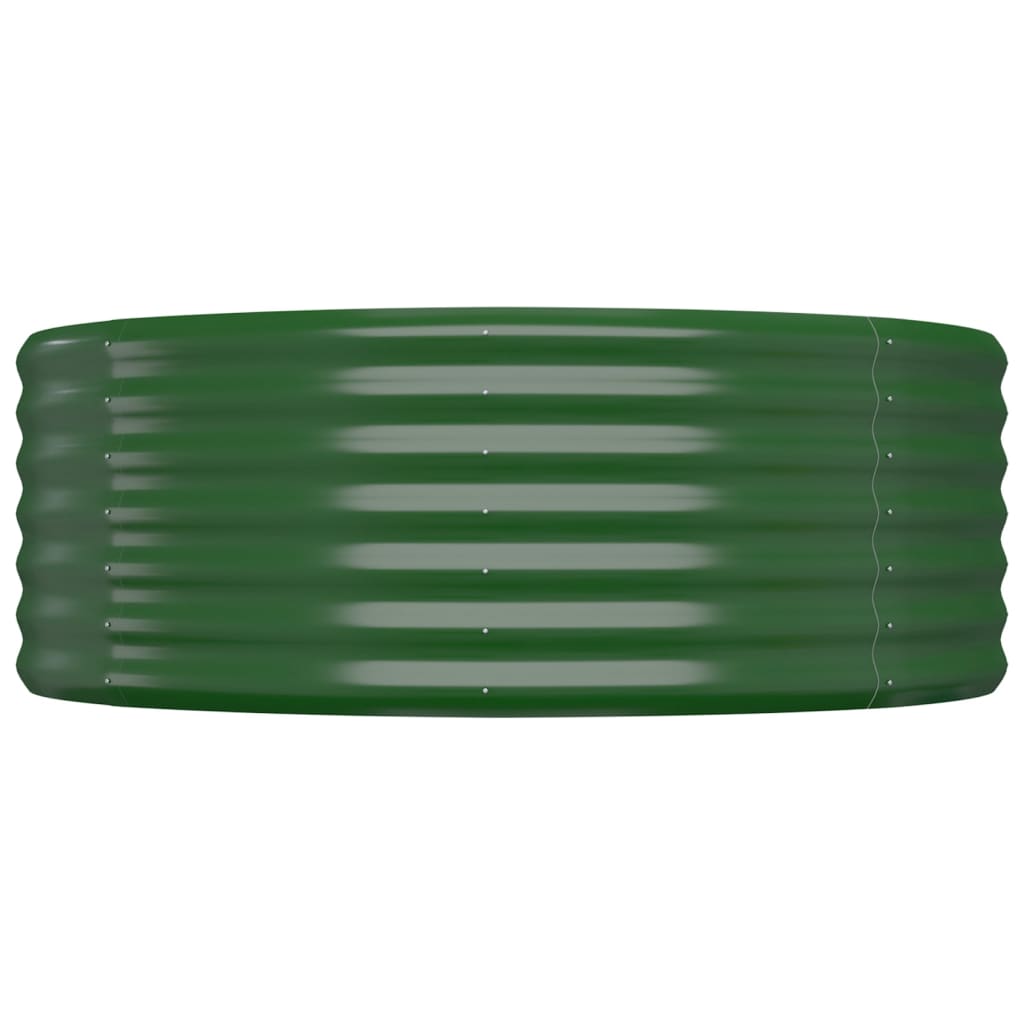 Jardinera Arriate Acero Galvanizado Verde 396x100x36 Cm_3