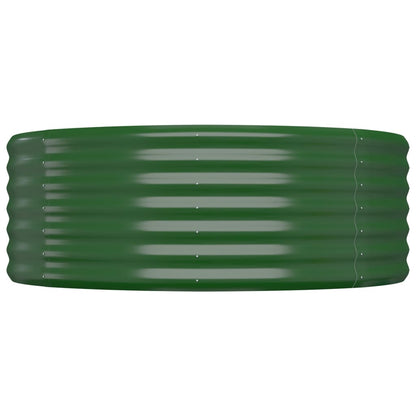Jardinera Arriate Acero Galvanizado Verde 396x100x36 Cm_3