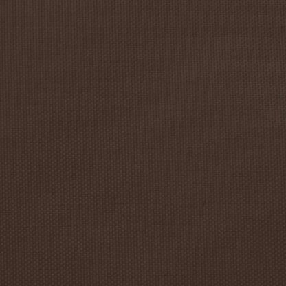 Vidaxl Toldo De Vela Trapezoidal De Tela Oxford Marrón 3/4x3 M_4