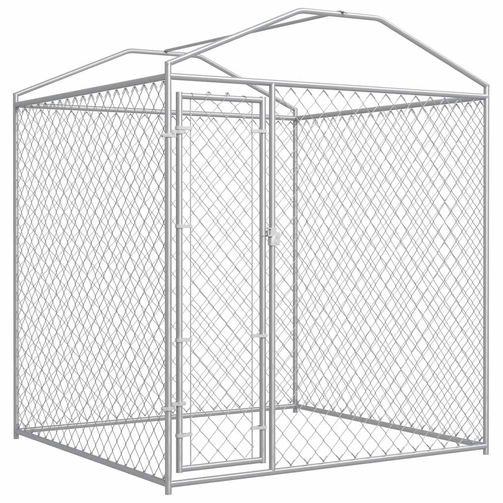 Perrera De Exterior Con Toldo 193x193x225 Cm_0