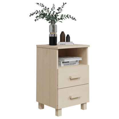 Mesita De Noche Hamar Madera Pino Maciza Marrón Miel 40x35x62cm_4