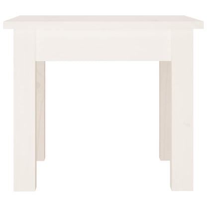Mesa De Centro De Madera Maciza De Pino Blanco 35x35x30 Cm_3