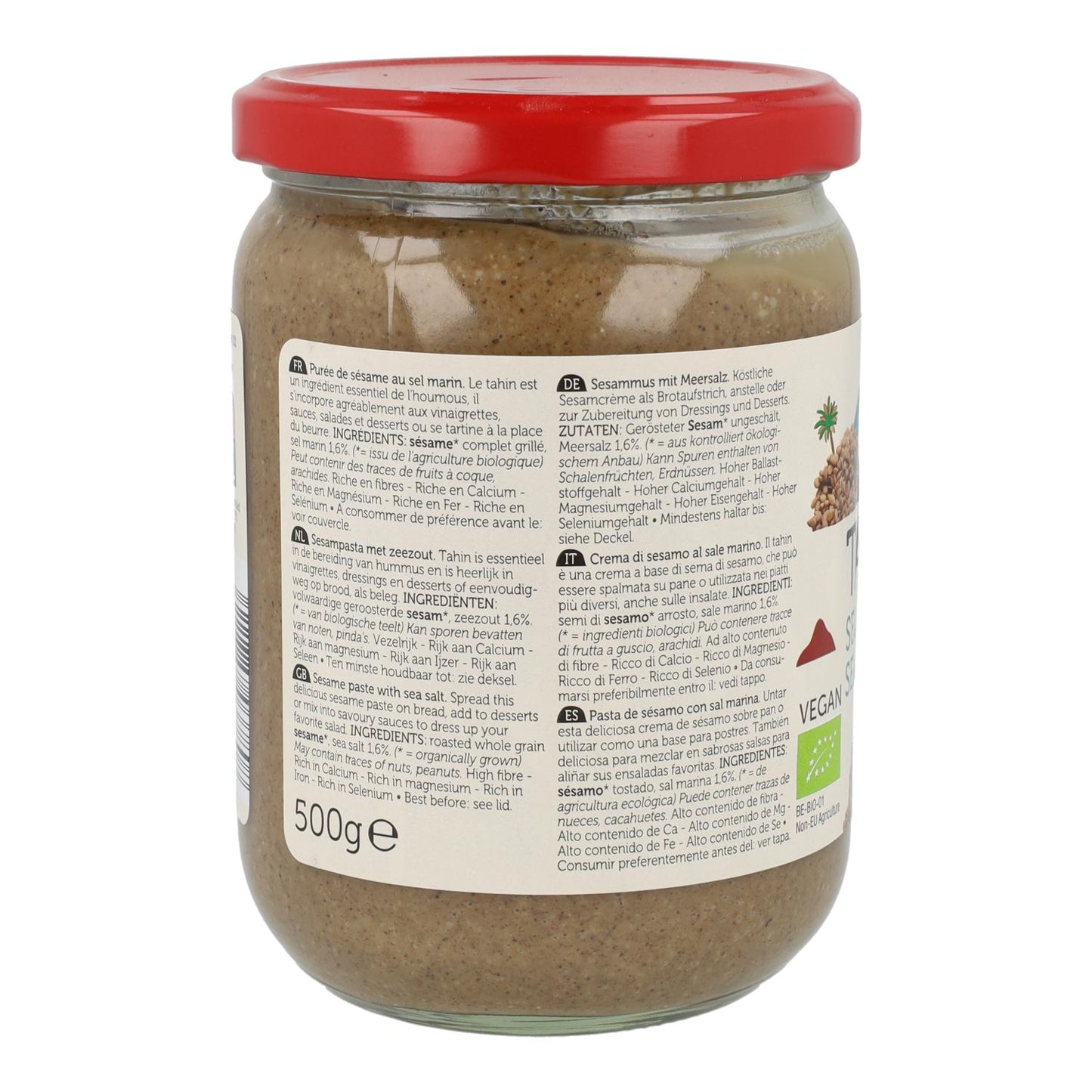 Tahini com Sal de Lima Biológico 500 gr