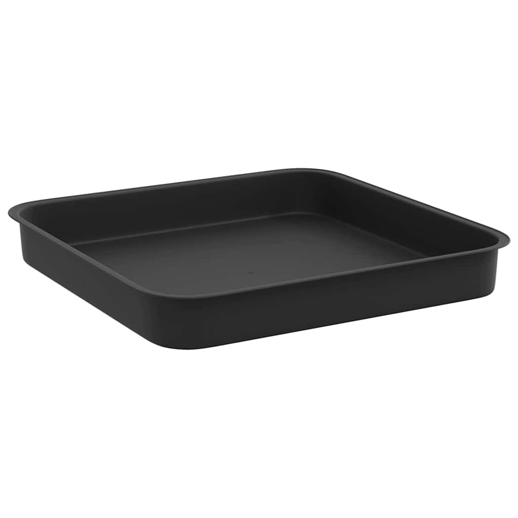 Bandeja Cuadrada Para Flores 24 Uds. Negro 15 X 15 X 2 Cm_4