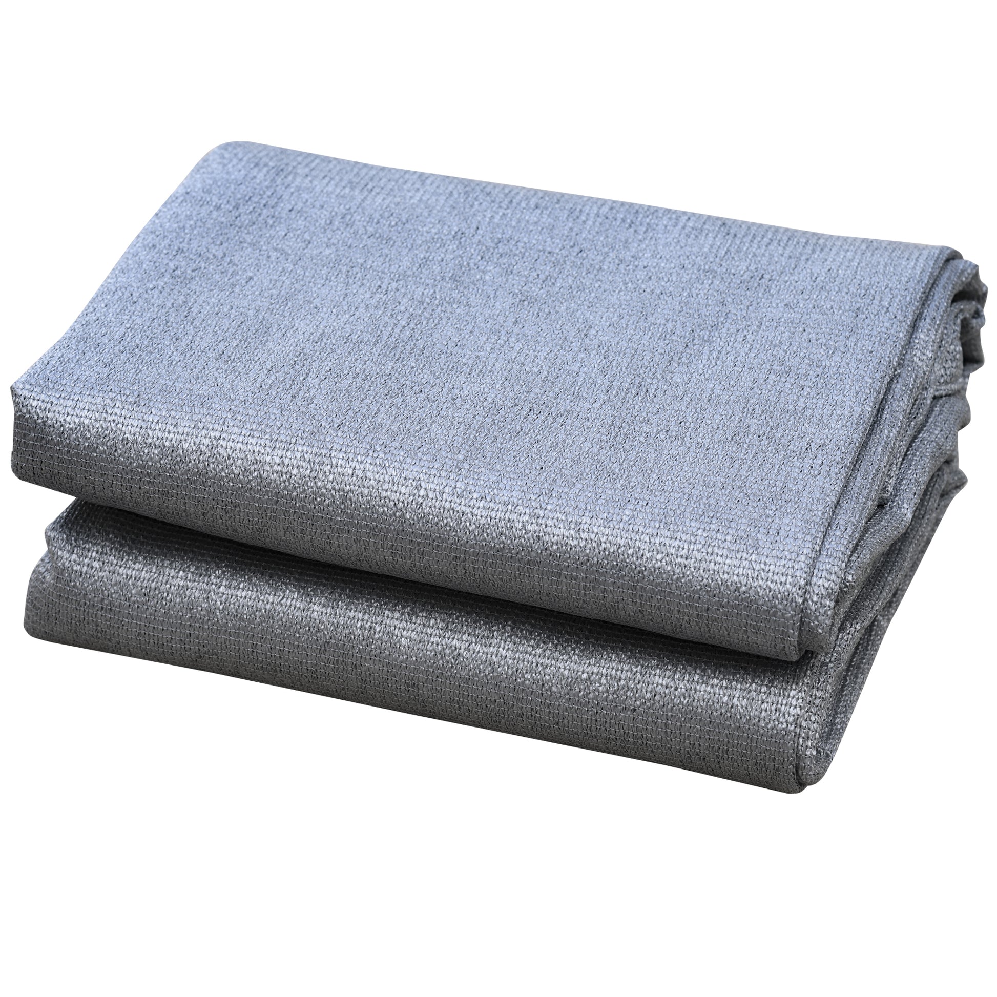 Outsunny Toldo Vela Sombrilla Parasol Triangulo Tejido De Poliester 185 G/m²_3