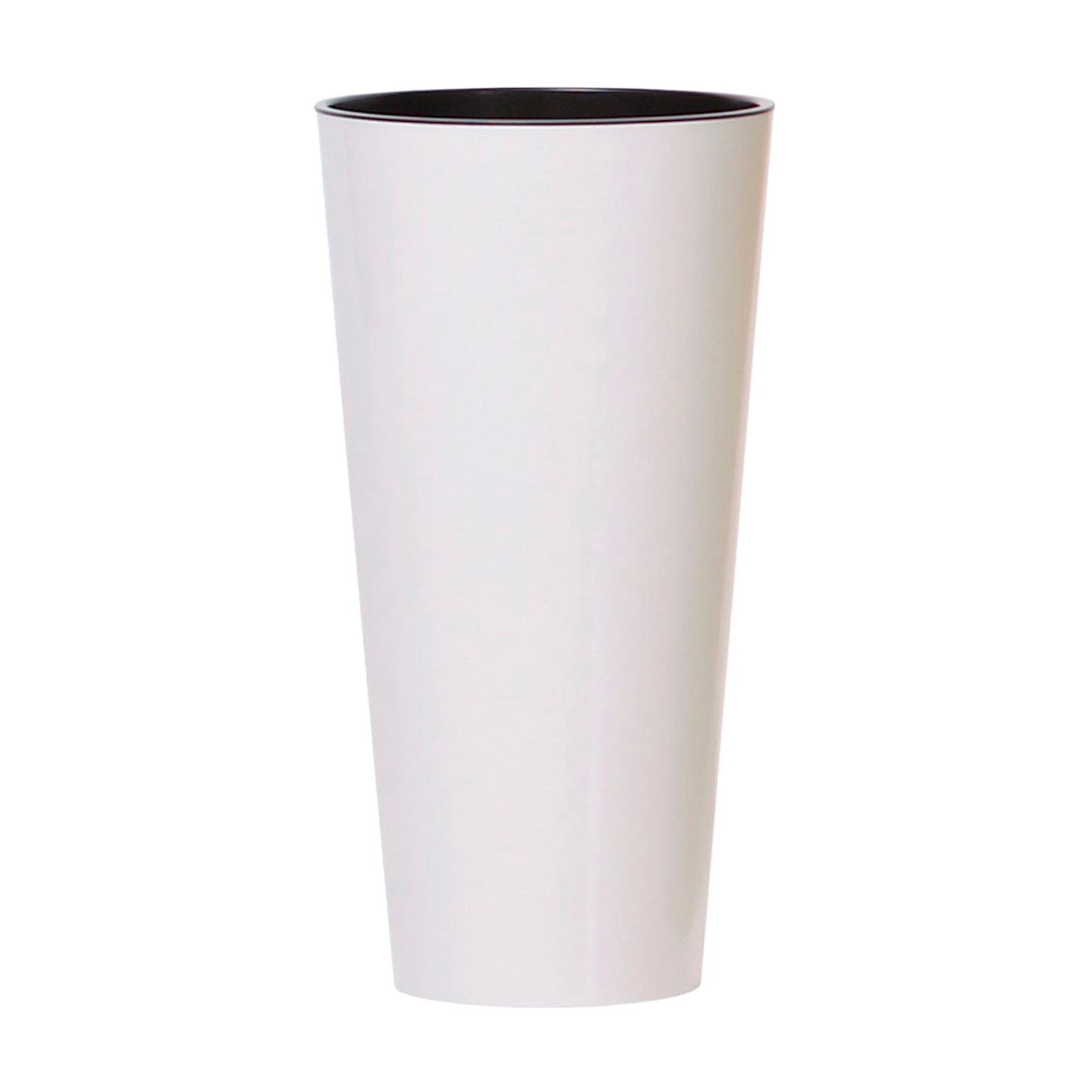 Maceta Tubus Slim 3,3l., Dimensiones (mm) 150x150x286, Color Blanco