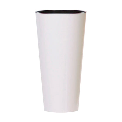 Maceta Tubus Slim 3,3l., Dimensiones (mm) 150x150x286, Color Blanco