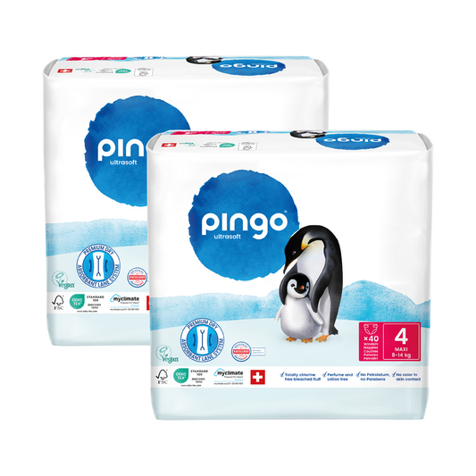 Fraldas T4 (7-18kg) Pingo 80 unidades