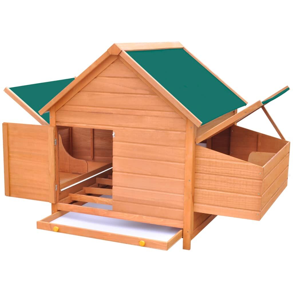 Vidaxl Gallinero De Madera 157x97x110 Cm_4