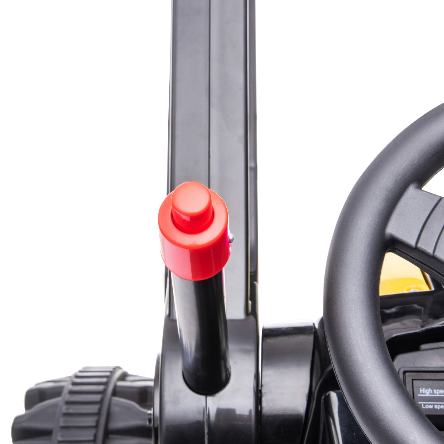 Homcom Tractor Eléctrico Niños +3 Años 6v Pala Luce Velocidad 2 Niveles Amarillo_4