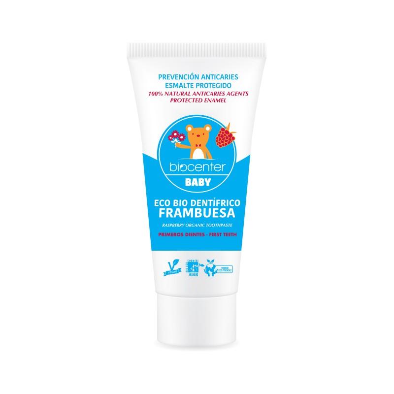 Pasta de dentes Bio Baby Framboesa ECOLÓGICO