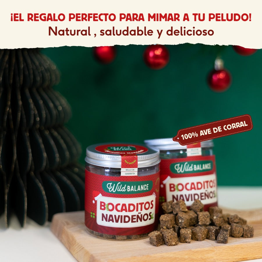 Petiscos de Natal Wild Balance para cães e gatos