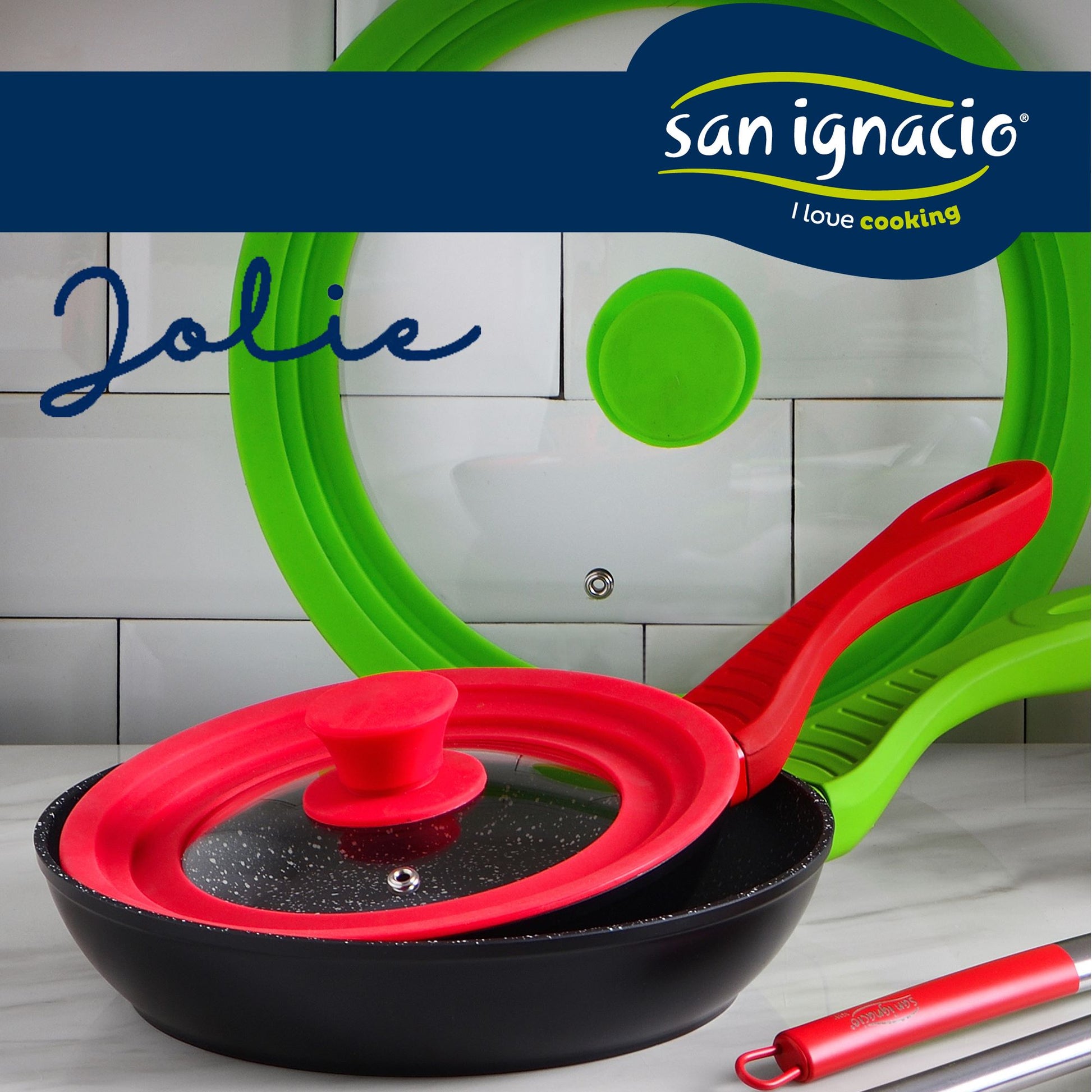 Tapa Universal (24 26 28cm) Cristal Verde, Colección Jolie_1