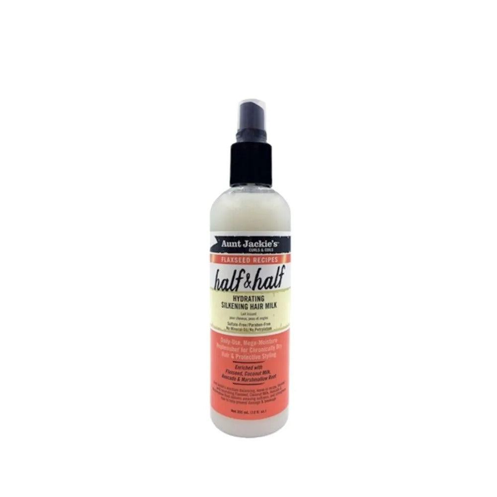 Leche Capilar Half And Half Hair Milk Flaxseed Aunt Jackie's 355ml_0