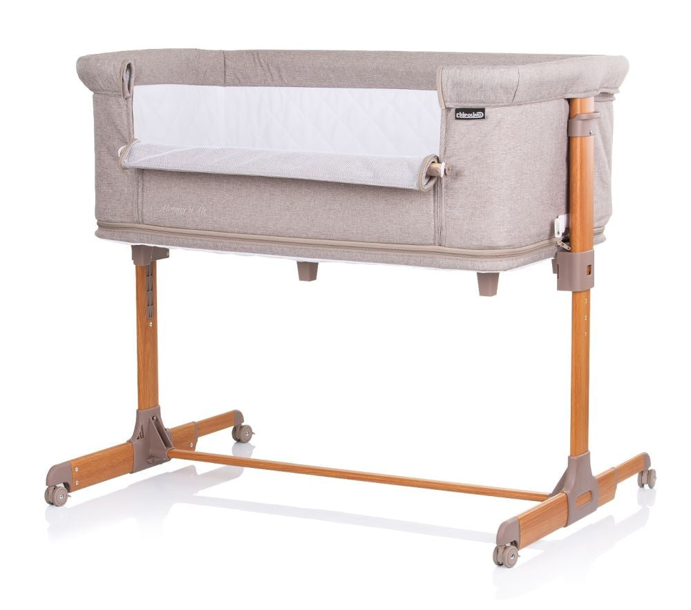 Cuna De Colecho Y Parque Mommy´n Me Beige Wood_2