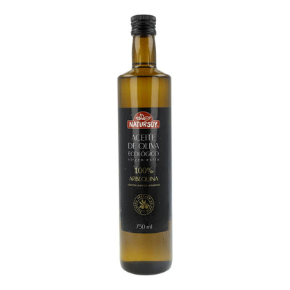 Azeite Virgem Extra Arbequina 100% Biológico, 750 ml. Natursoy