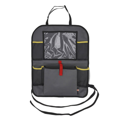 Well Home Bolsa De Almacenamiento Shell Para Respaldo De Silla De Coche Gris Y Amarillo_0