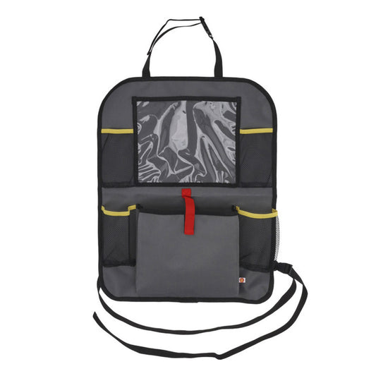 Well Home Bolsa De Almacenamiento Shell Para Respaldo De Silla De Coche Gris Y Amarillo_0