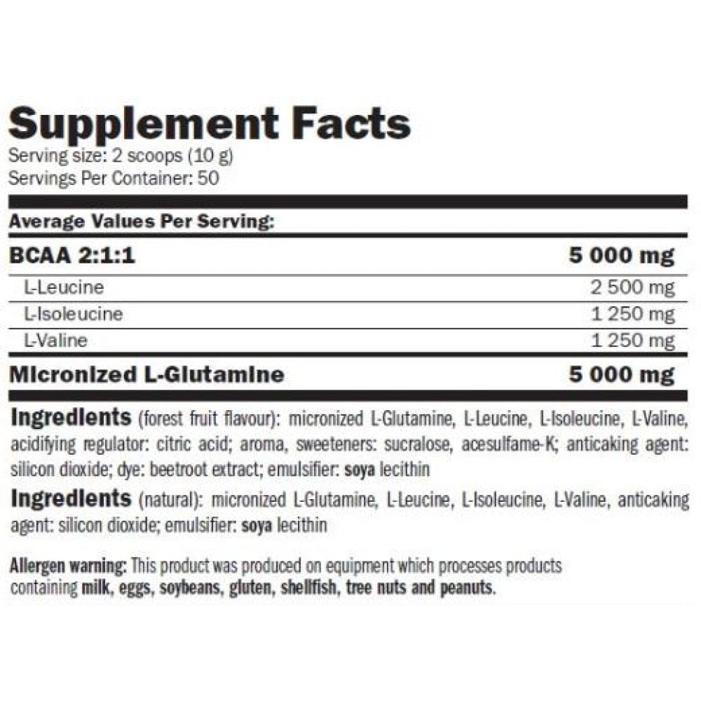 Glutamine + Bcaa 300 Gr Piña_1