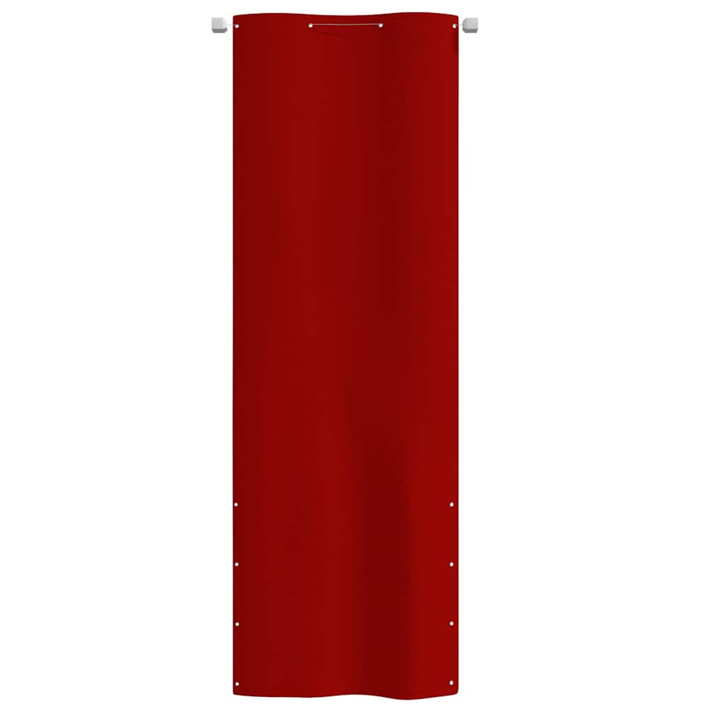 Vidaxl Toldo Para Balcón De Tela Oxford Rojo 80x240 Cm_1