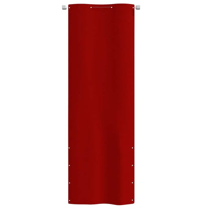 Vidaxl Toldo Para Balcón De Tela Oxford Rojo 80x240 Cm_1