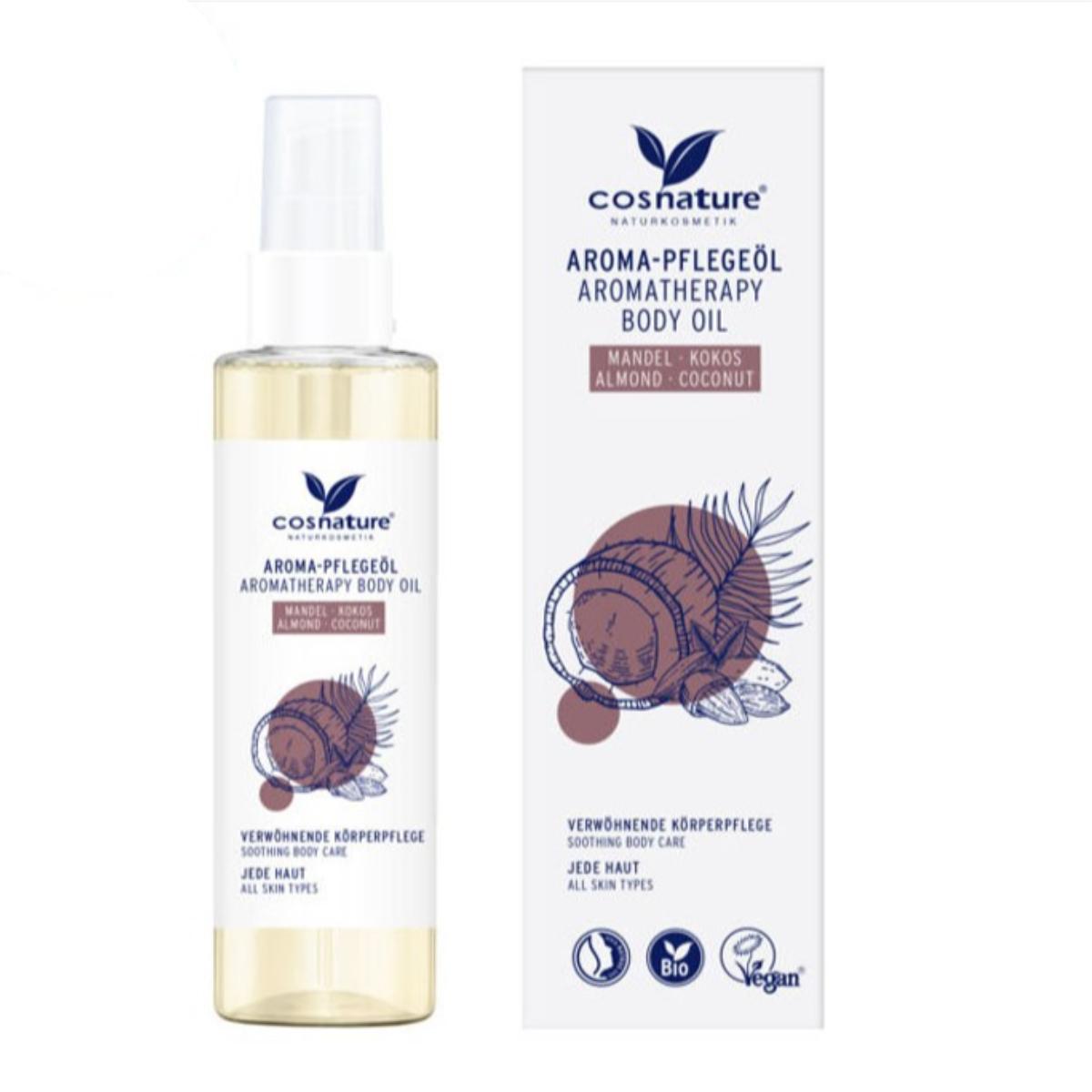 Óleo Corporal Aromaterapia Coco Amêndoa Cosnature 100 ml