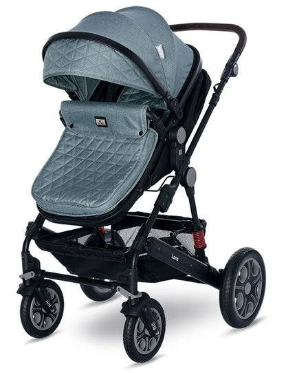 Carro De Bebé Tres Piezas Convertible Lora Hasta 15 Kg Artic Blue_3
