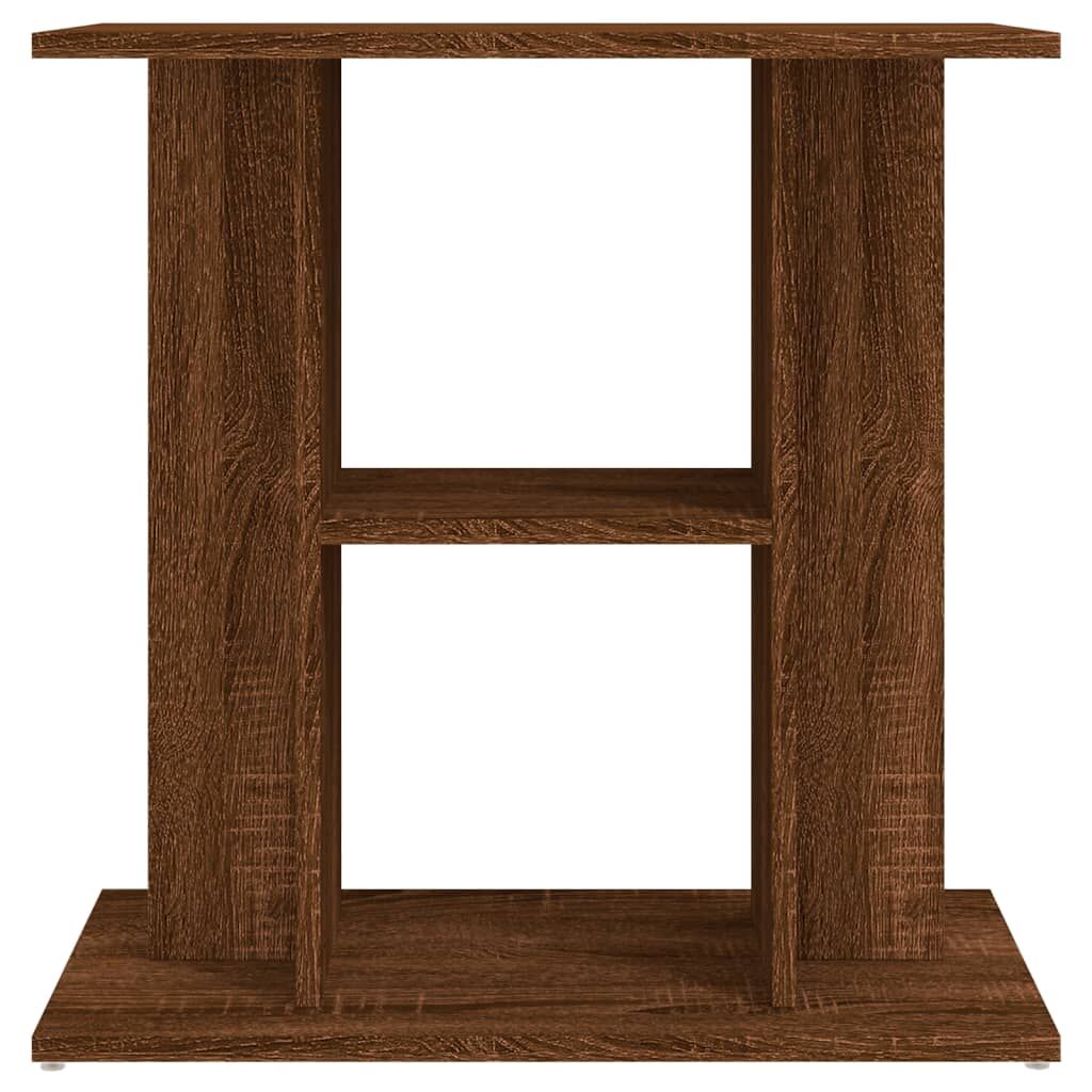Vidaxl Soporte Para Acuario Madera Ingeniería Roble Marrón 60x30x60 Cm_3