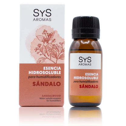 Esencia Hidrosoluble Sándalo SYS Aromas 50 ml | Aroma Especiado y Amaderado | Para Humidificadores y Difusores_0
