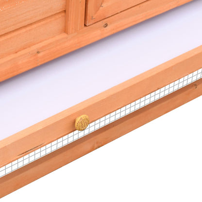 Conejera Madera Maciza Pino Y Abeto 310x70x87 Cm_3