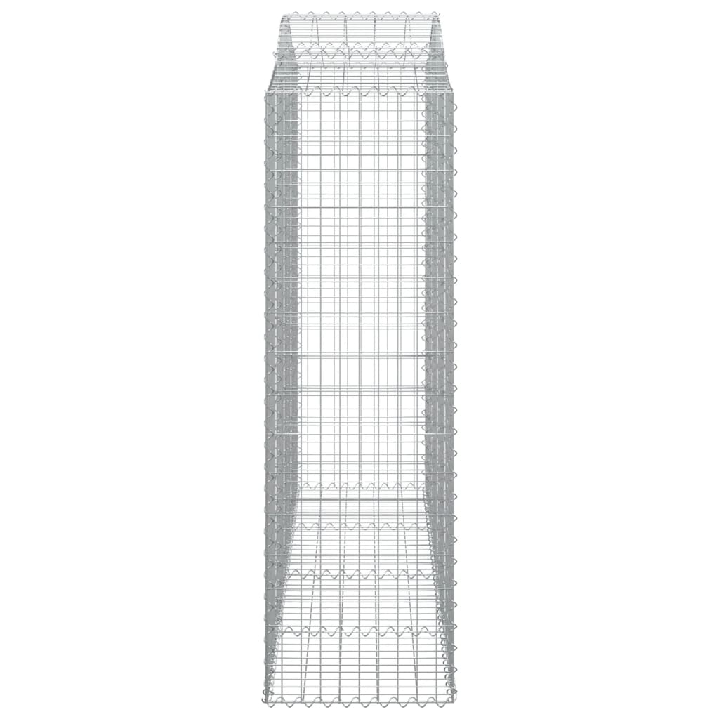 Cestas De Gaviones 8 Uds Forma De Arco Hierro 200x50x160/180 Cm_4
