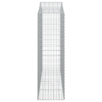Cestas De Gaviones 4 Uds Forma De Arco Hierro 200x50x160/180 Cm_4