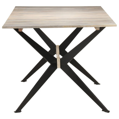 Mesa De Comedor De Madera Maciza De Mango 180x90x76 Cm_1