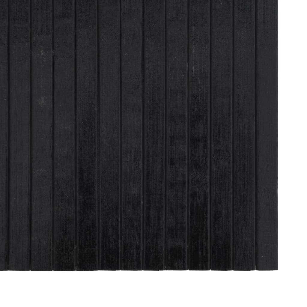 Alfombra Rectangular Bambú Negro 60x500 Cm / Vetonek_2