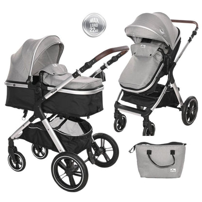Carrito De Bebé Dúo Convertible Viola Hasta 22 Kg Opaline Grey_1