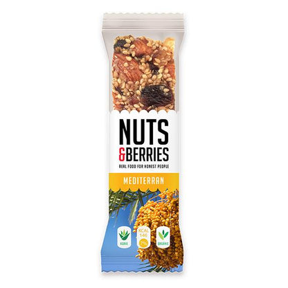 Barra de Nozes e Frutos Vermelhos Mediterrânicos 40g