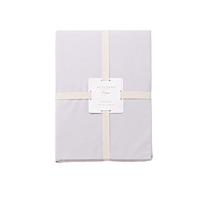 Sábana Bajera 150x200+30cm 100% Algodón Gris Claro Scalpers Home