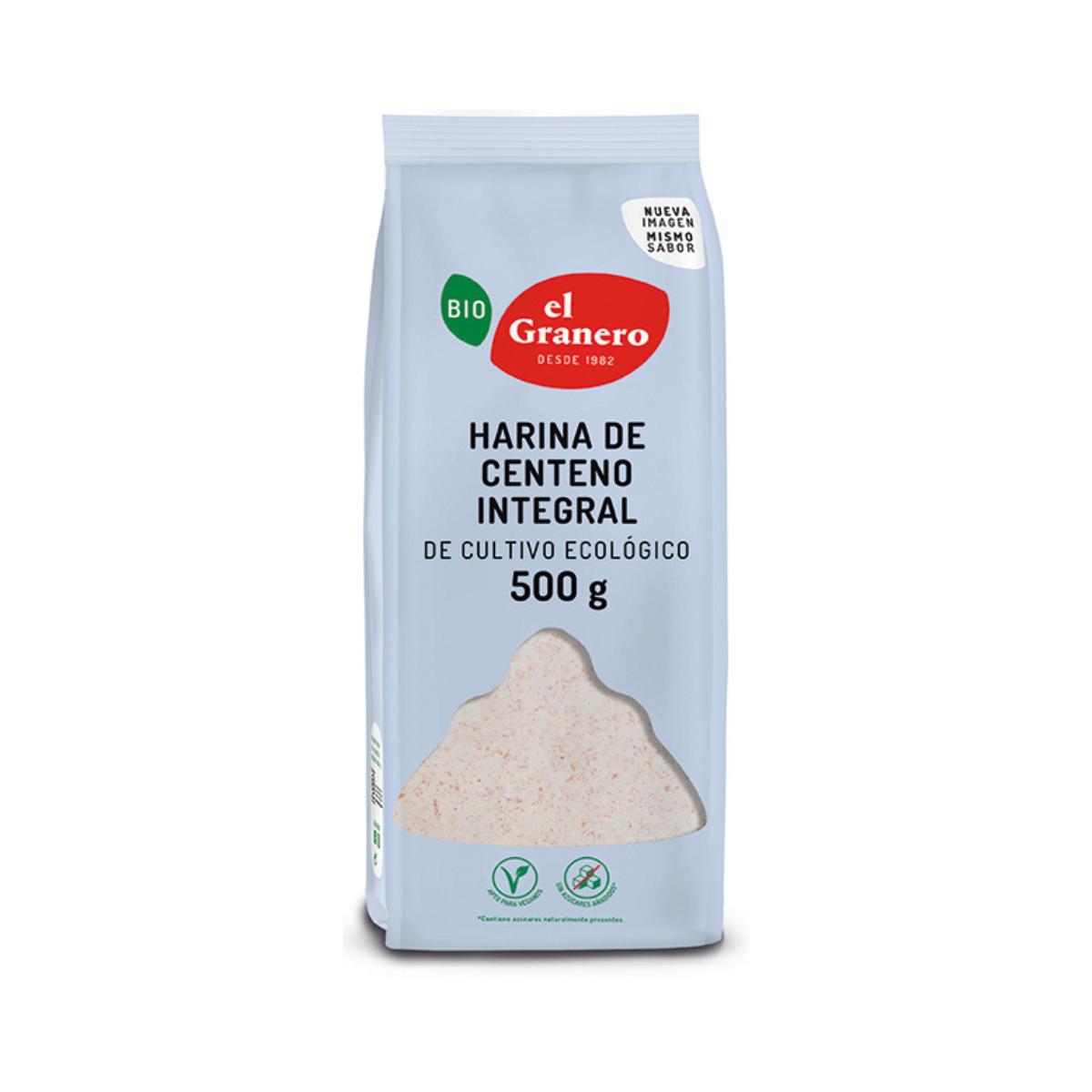 Farinha de Centeio Biológica El Granero, 500 g