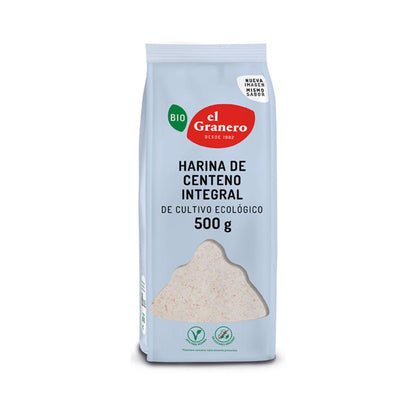 Farinha de Centeio Biológica El Granero, 500 g