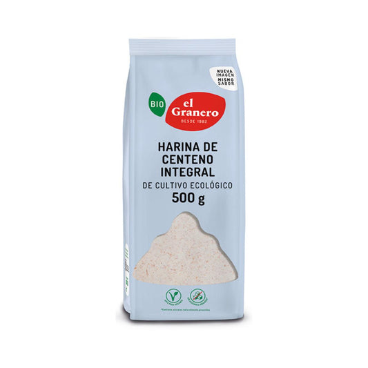 Farinha de Centeio Biológica El Granero, 500 g