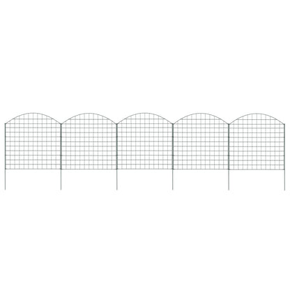 Set De Valla De Jardín Arqueada Verde 77,5x78,5 Cm / Vetonek_2